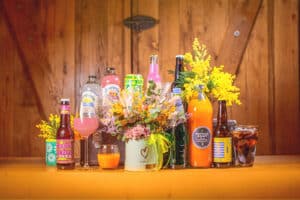 A selection of non-alcoholic drinks in Heldeke! Tasting Room and Bottleshop.