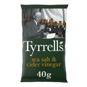 Tyrrells Sea Salt & Cider Vinegar Crisps 40g