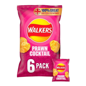 Walkers Prawn Cocktail 6 pack (6 x 25g)