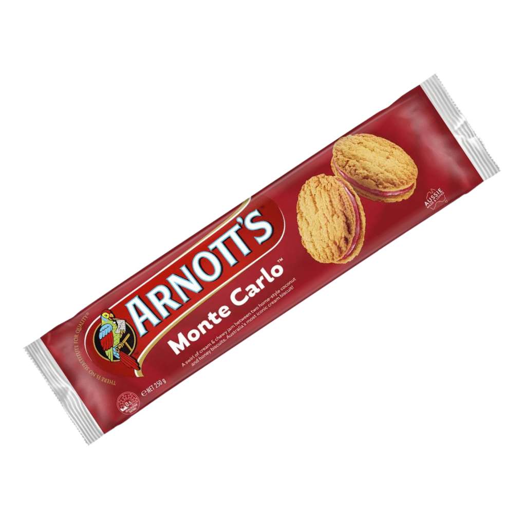 Arnott’s Monte Carlo 250g