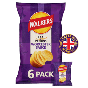 Walkers Lea & Perrins Worcester Sauce 6pk