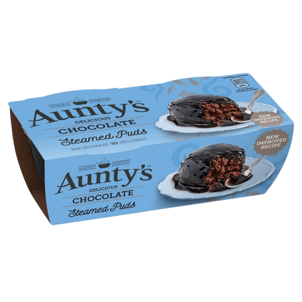 Aunty's Chocolate Steamed Pudding 2 x 95g