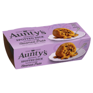Aunty's Spotted Dick Steamed Pudding 2 x 95g