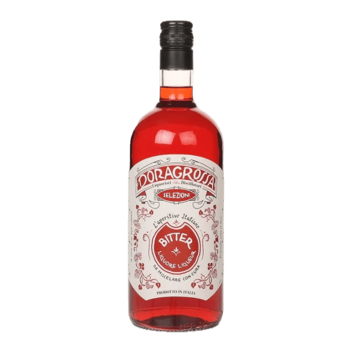 A bottle of Doragrossa bitter 100cl available in Heldeke shop, Tallinn Estonia