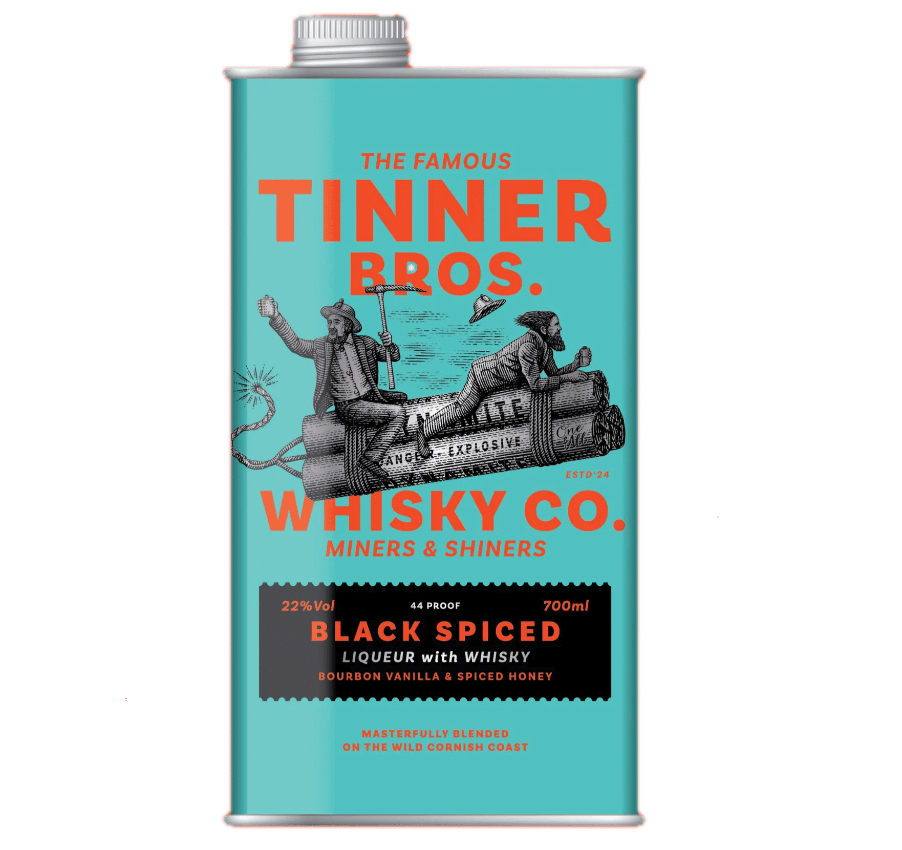 Tinner Bros Black Spiced Liqueur with Whisky