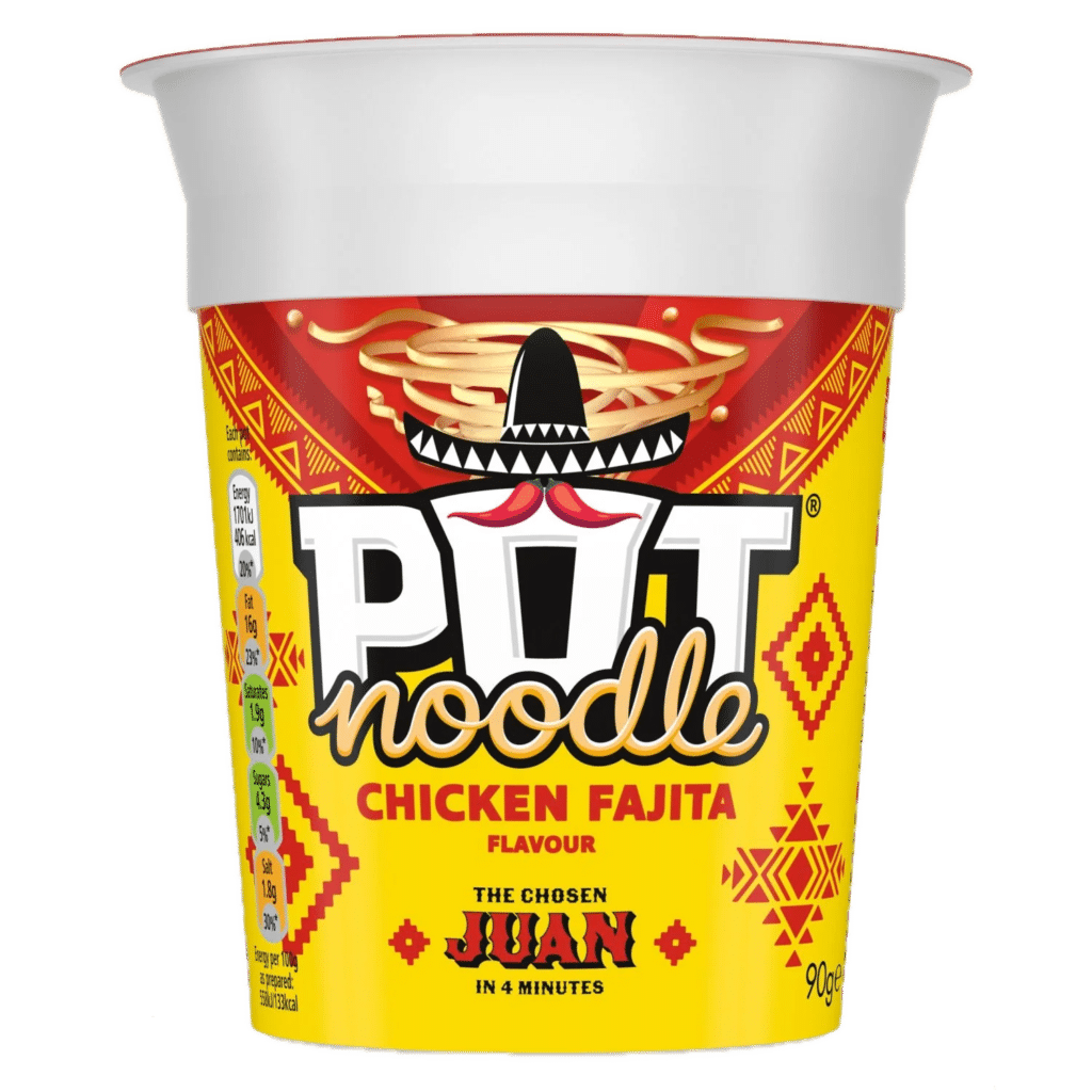 Pot Noodle Chicken Fajita Heldeke Shop