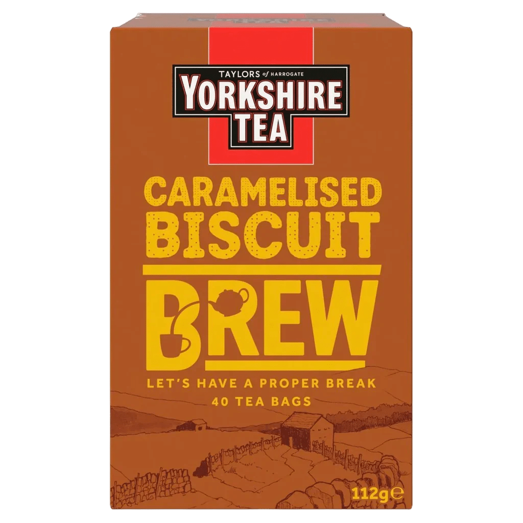 Taylors Yorkshire Tea Caramelised Biscuit Brew Heldeke Shop