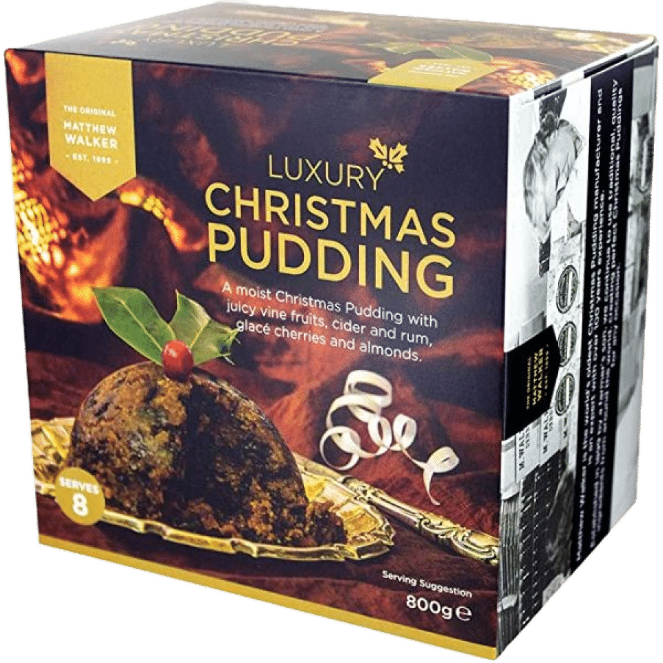 Matthew Walkers Luxury Christmas Pudding 800g Heldeke Shop